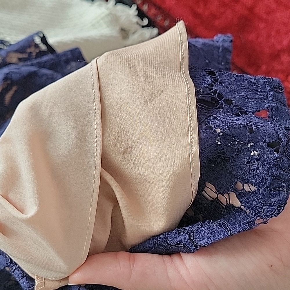 Eliza J Fit and Flare Dress in Navy - Picture 11 of 11